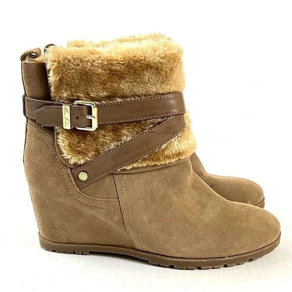 Marc Fisher Trevis Wedge Boots - Size 10 - Picture 1 of 10